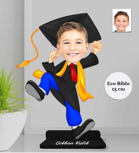 Kişiye Özel Çocuk Erkek Ahşap Eco Biblo -1