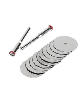 12 PARÇA 32 MM Ahşap Cam Saç Kesme Diski Dremel Mini Dairesel Disk Kıl Testre Döner Dramel