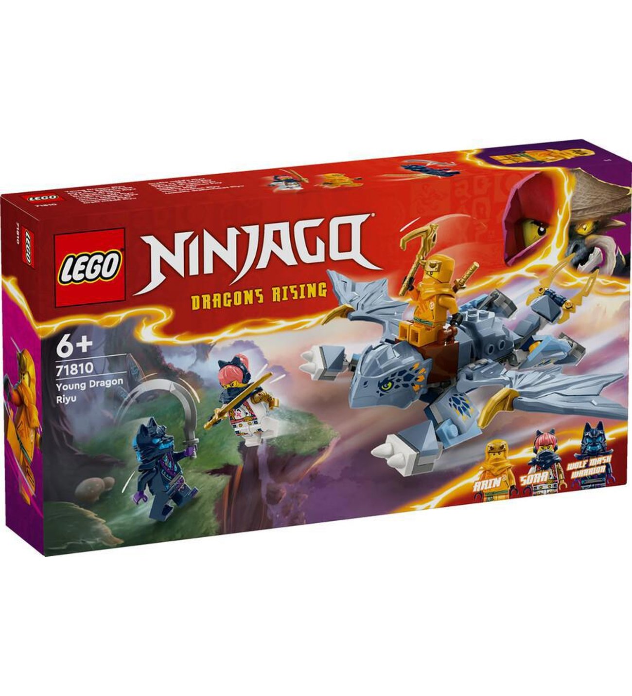 chi-penです LEGO NINJAGO Genç Ejderha Riyu 71810-6 Yaş ve Üzeri Çocuklar için