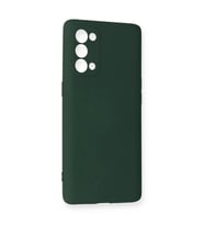 Reno 5 Pro Kılıf Nano İçi Kadife  - Koyu Yeşil