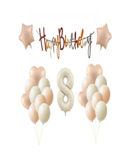 RETRO RENK SOĞUM GÜNÜ BALON SET