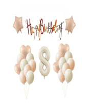 RETRO RENK SOĞUM GÜNÜ BALON SET