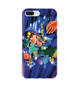 Iphone 7 PLUS - 8 PLUS Uyumlu JoJo's Bizarre Adventure Tasarımlı Şeffaf Telefon Kılıfı
