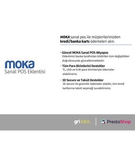 PrestaShop - Moka Sanal POS Modülü