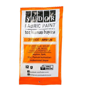 Südor Toz Kumaş Boyası Turuncu 