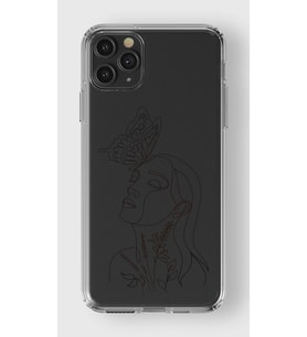 Iphone 11 Pro Max Uyumlu Baskılı Yumuşak Silikon Şeffaf Telefon Kılıfı