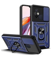 Coverzone Xiaomi Redmi 12C ?le Uyumlu PhoenixShield S�rg�l� Sistem Kamera Korumal? Kapak Tam Koruma Manyetik Vega Kapak Lacivert