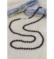 Lal (Granat) Taşı Kolye (Kahverengi)