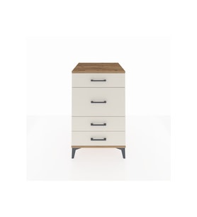 Kronos Komodin 4 Çekmeceli 60x59x96 Çam-Aytaşı