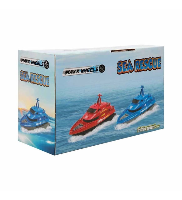 Maxx Wheels Sea Rescue Sesli ve Işıklı Kurtarma Gemisi Itfaiye