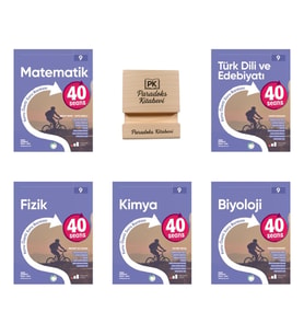 Okyanus 9. Sınıf 40 Seans Matematik Edebiyat Fizik Kimya ve Biyoloji Konu Özetli Soru Bankası 5liSet
