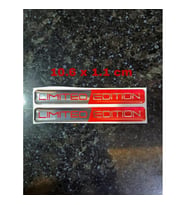 Limited Edition 3D Sticker Damla Stiker Kırmızı