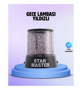 Renk Değiştiren Galaxy Efektli LED Yıldız Projektör