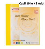 Bigpoint Lolly Serisi Soft Sunum Dosyası Cepli 10'lu Sarı x 3 Adet