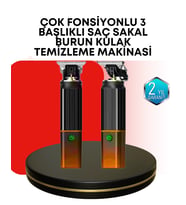 Erkekler İçin Şarjlı 3 ü 1 Arada Trimmer Seti - Güçlü Motor, Sessiz Çalışma