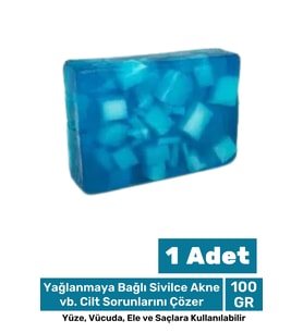 %100 Doğal Güzel Kokulu El Yüz Saç Vücut Cilt Orijinal Bitkisel Kolojen Sabunu 100G - 1 Adet