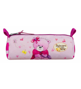 Popcorn The Bear Pembe Kalem Çantası - 2083