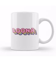 Kpop Girlgroup Loona Orbit Fandom Logo 01 Kupa Bardak Porselen