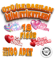Kıyafet Etiketi - Okul Kıyafet Kumaş Etiketi Kreş Anaokulu İlkokul Kıyafet Kumaş Etiketi Set15