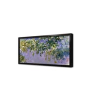 Monet Glycines Çerçeveli Cam Tablo