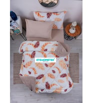 ETE HOMETEX TEK KİŞİLİK WELSOFT YORGAN 155X215CM TÜY DESEN BEJ 8696474231752
