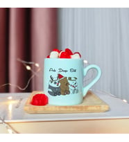 Wee Bears Tasarımlı Kişiye Özel Yeşil Türk Kahvesi Fincanı