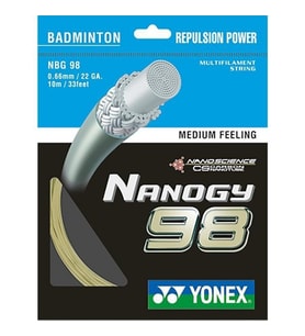 Yonex Nanogy 98 Tekli Badminton Kordajı Altın Rengi