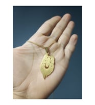 Viking Kurt Figürlü Gold Renk 316L Paslanmaz Çelik Kolye (Gümüş)