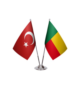Benin İkili Masa Bayrağı