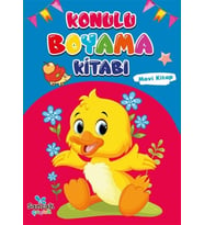 Konulu Boyama Kitabı - Mavi