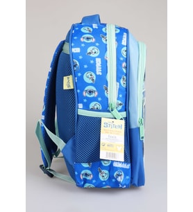 x Dekomus Lisanslı Stitch "Iconic Blue Collection Collection" Özel Tasarım Büyük Boy Okul Çantası "Dekomus Cep Defteri Hediyeli"