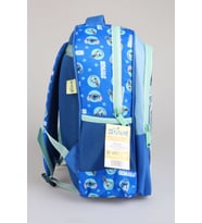 x Dekomus Lisanslı Stitch "Iconic Blue Collection Collection" Özel Tasarım Büyük Boy Okul Çantası "Dekomus Cep Defteri Hediyeli"