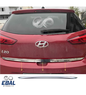Hyundai İ20 Krom Bagaj Alt Çıtası 2014-2019 Model Arası Uyumlu P. Çelik
