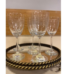 KADEH KENDİNDEN DESENLİ ORTABOY 6'LI MADE IN ITALY CERVE