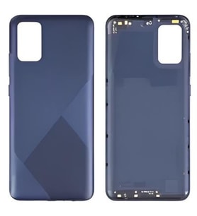 Samsung Galaxy A02S - SM-A025 FULL Kasa Arka Kapak Takım MAVİ