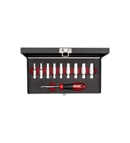 Ceta Form 10 Pc. 1/4" 6 Köşe Derin Lokma Takımı C04-10PH0