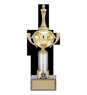 ODAK KUPA - Figürlü Kupalar - Satranç Figürlü Kupalar FG-058 C - 37 cm
