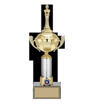 ODAK KUPA - Figürlü Kupalar - Satranç Figürlü Kupalar FG-058 C - 37 cm