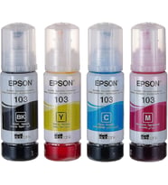Epson 103 4 Renk Takım Mürekkep L3110/L3111/L3150/L3151/L4150/L6190/L6160/L4160