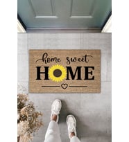 Papatya Home Sweet Dekoratif Iç Ve Dış Kapı Önü Paspası 70x45 Cm