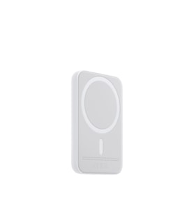iPhone 12,13,14 Pro Max Plus Uyumlu MagSafe Battery Pack Powerbank (Beyaz)