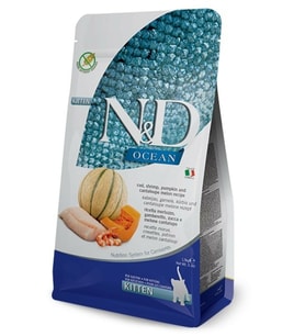 N&D Morina Balık Karides Balkabağı Kavunlu Yavru Kedi Maması 1,5 Kg