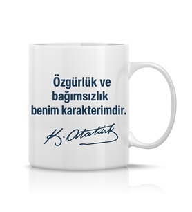 Baskılı Kupa (Beyaz)