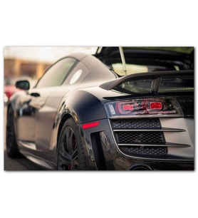 Cakatablo Audi R8 Siyah Modifiye Otomobil Görseli