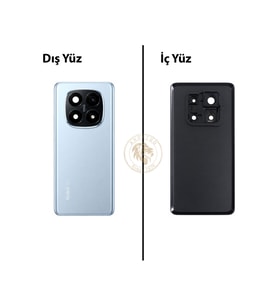 Yapıştırıcı Redmi Note 14 Plus 5G Lensli Mavi Yapıştırıcı Arka Pil Kapağı + Yapıştırıcı ve Vida Seti