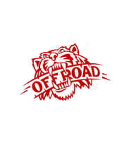 Tiger Off Road Oto Sticker Kırmızı 50*30 Cm