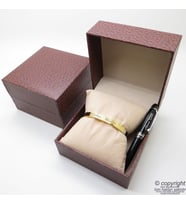 Kişiye Özel Gold Kelepçe Bileklik + İsme Özel Mini Cep Kalemi - Hediyelik Kutulu Set (Karışık)