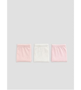 LCW Kids Ekru Baskılı Kız Çocuk Boxer 3'lü