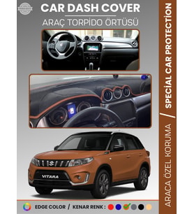 SUZUKİ GRAND VİTARA (2014-2021) Torpido Örtüsü Ön Göğüs Halı Torpido Koruma Tam Uyum Kaymaz