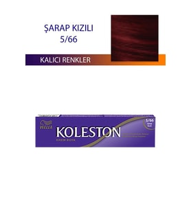 Single Tüp Boya Saç Boyası Şarap Kızılı 5/66